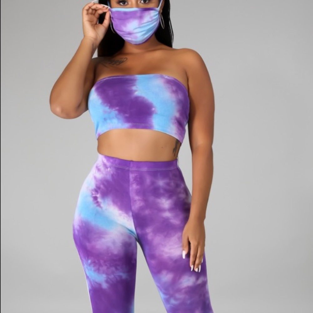 Don’t Rush Pant Set- Purple - Picture 6 of 6